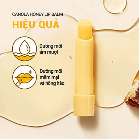 Son dưỡng môi không màu Innisfree Canola Honey Lip Balm 3.5 g